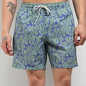 NWT - men's Empyre Bubble Floater Board Shorts – Light Pastel Green Size Medium